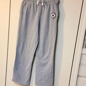 Converse women's captain jacket Fleece sweatpants size XL tall Women 13-15 year
